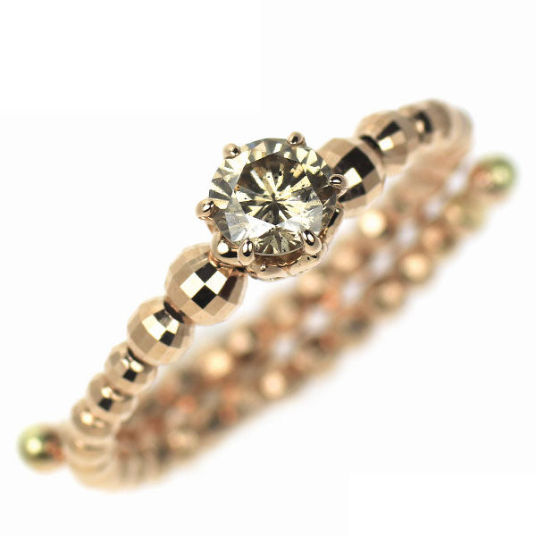 K18PG ダイヤモンド リング 0.30ct 形状記憶 — セルビーオンラインストア