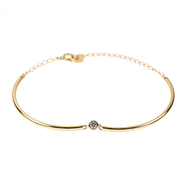 K18YG ダイヤモンド ブレスレット 0.09ct — セルビーオンラインストア