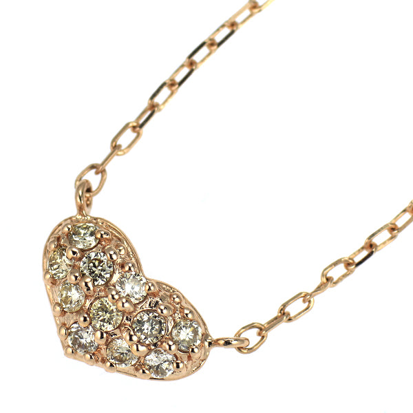 アレンジ自在　K10PGハートペンダント　ダイヤ0.57ct TAKE-UP ONLINE SHOP/テイクアップ公式オンラインショップ / 【WEB限定