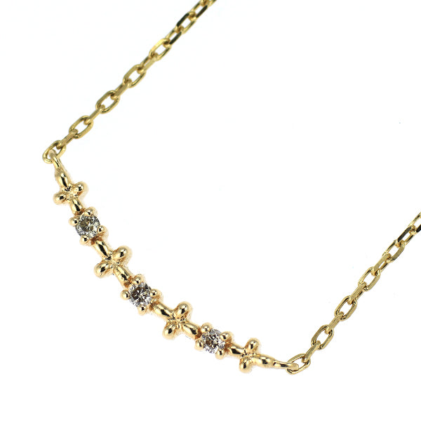ノジェス K10YG ダイヤモンド ペンダントネックレス 0.02ct