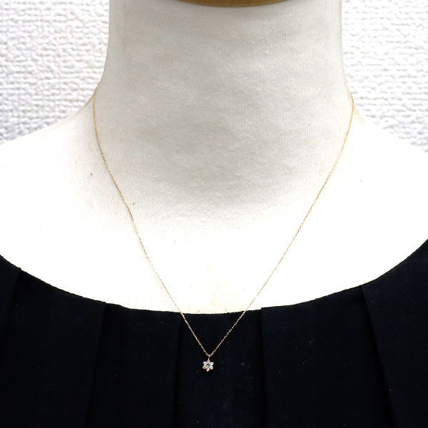 ココシュニック K10YG エメラルド ホワイトトパーズ ペンダント