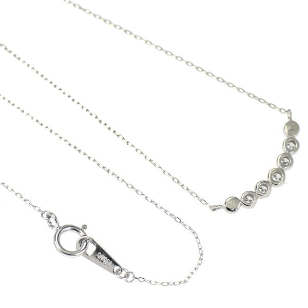 K10WG ダイヤモンド ペンダントネックレス 0.10ct