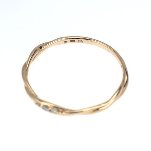 K10PG ダイヤモンド リング — セルビーオンラインストア