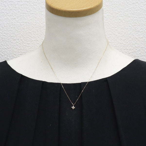 K10PG ダイヤモンド ペンダントネックレス