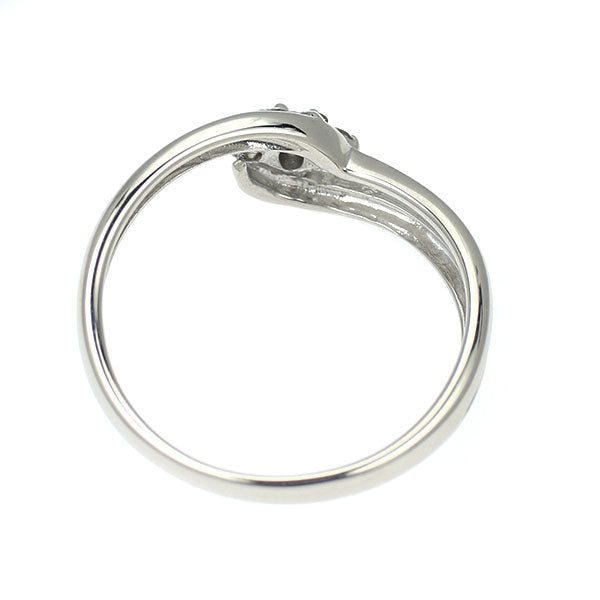 K14WG ダイヤモンド リング 0.09ct