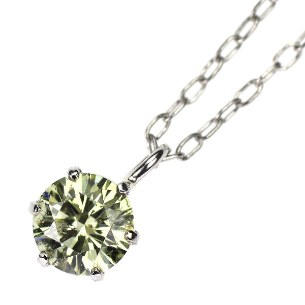 Pt900/ Pt850 ダイヤモンド ペンダントネックレス 0.20ct