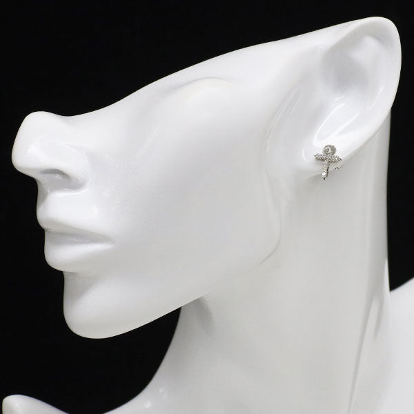 Pt900 ダイヤモンド ピアス 0.30ct クロス