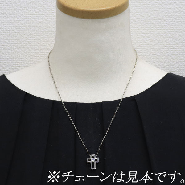Pt900 ダイヤモンド ペンダントトップ 0.30ct クロス