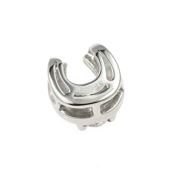 GSTV Pt999 ダイヤモンド ペンダントトップ 0.10ct 馬蹄 — セルビー  