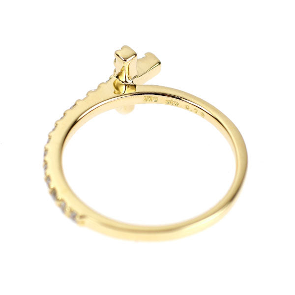 エテ/ete K18YG ダイヤモンド リング 0.12ct ピンキー