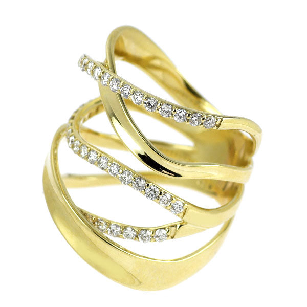 K18YG ダイヤモンド リング 0.70ct
