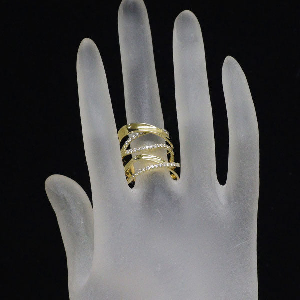 K18YG ダイヤモンド リング 0.70ct