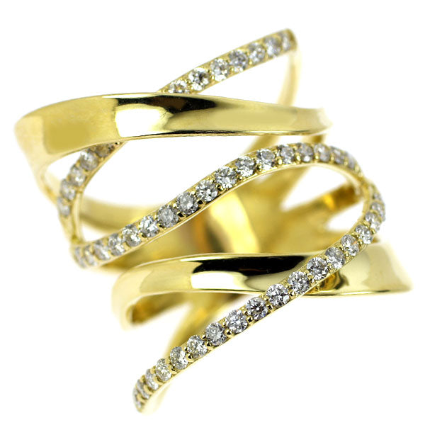 K18YG ダイヤモンド リング 0.70ct