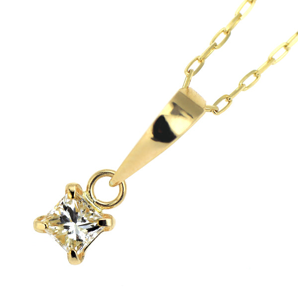 K18YG ダイヤモンド ペンダントネックレス 0.09ct