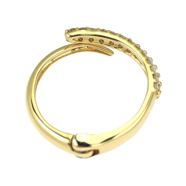 K18YG ダイヤモンド リング 0.30ct