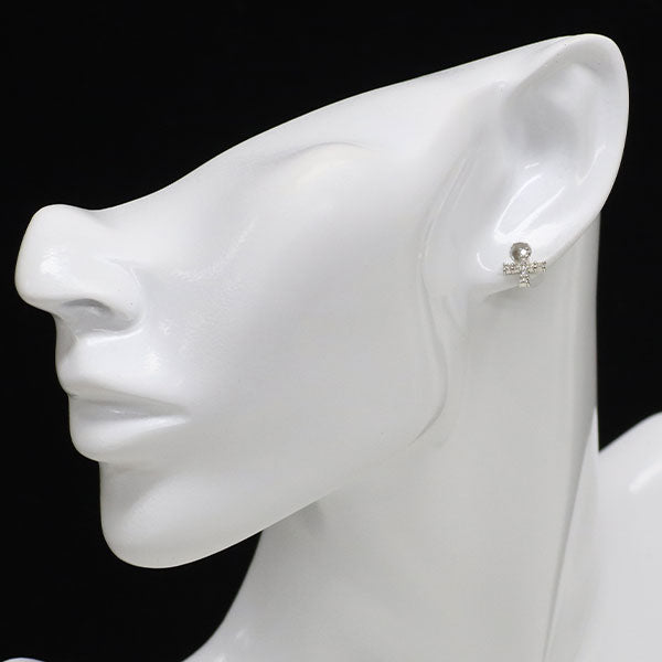 Pt900 ダイヤモンド ピアス 0.30ct クロス