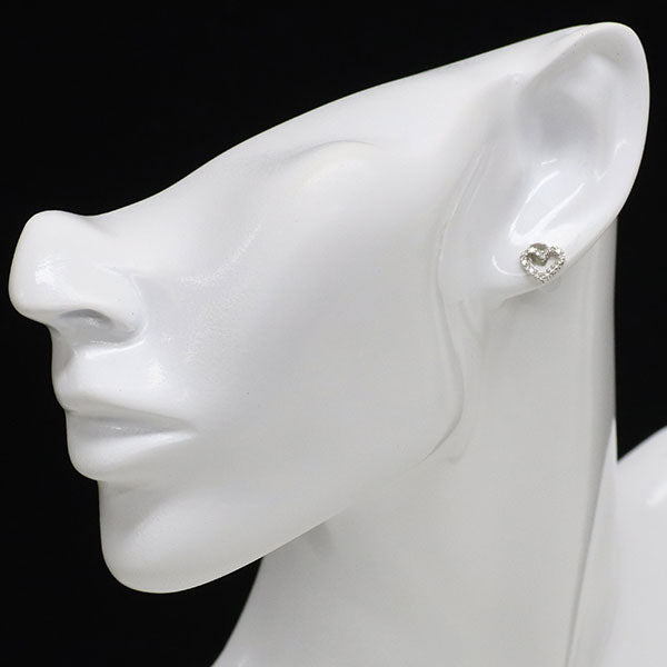 Pt900 ダイヤモンド ピアス 0.24ct ハート