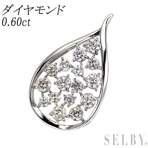 Pt900 ダイヤモンド ペンダントトップ 0.60ct — セルビーオンラインストア