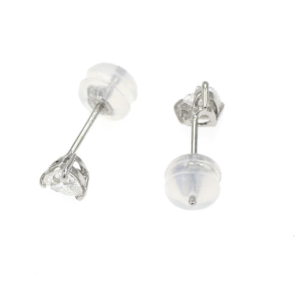 新品 Pt900 ハートシェイプ ダイヤモンド ピアス 0.477ct E/G SI1-2