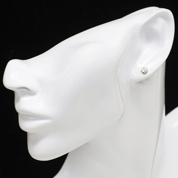 新品 Pt900 ハートシェイプ ダイヤモンド ピアス 0.477ct E/G SI1-2