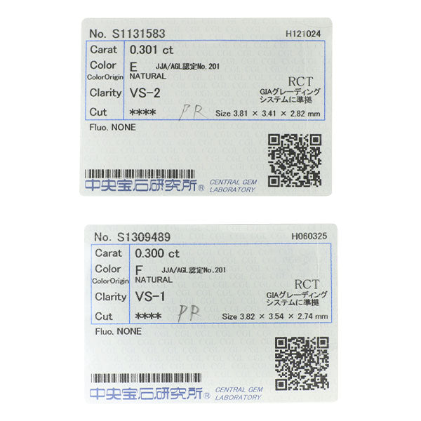 新品 Pt900 プリンセスカット ダイヤモンド ピアス 0.601ct E/F VS1-2