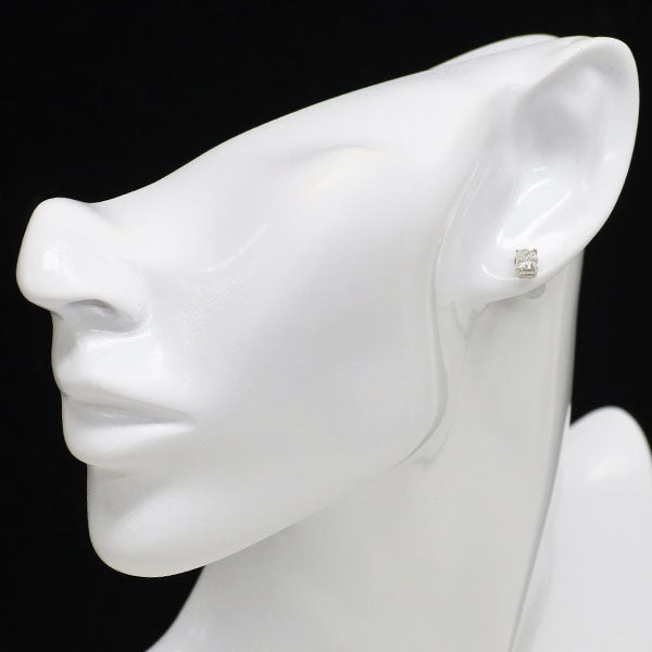 新品 Pt900 プリンセスカット ダイヤモンド ピアス 0.805ct G/H VS2