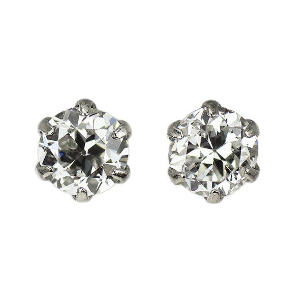 新品 Pt900 サーキュラーブリリアントカット ダイヤモンド ピアス 0.418ct F/H VS2