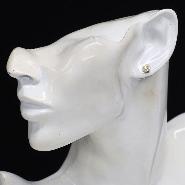 新品 K18YG ダイヤモンド ピアス 0.507ct VLY/L VS2 EX D0.30ct  