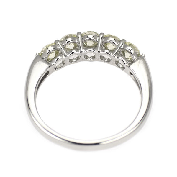 Pt1000 ダイヤモンド リング 1.08ct 一文字
