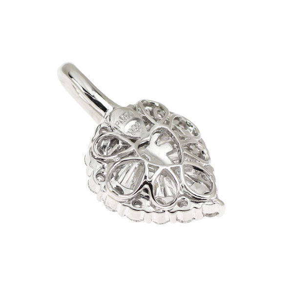 Pt950 ダイヤモンド ペンダントトップ D1.52ct 植物