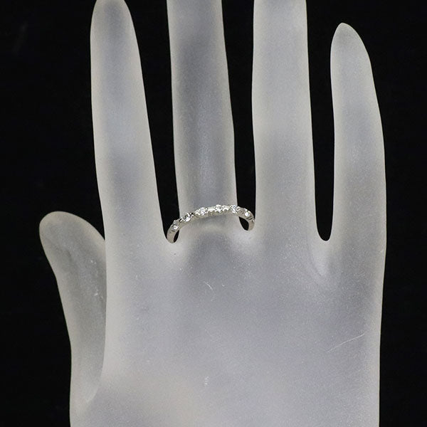 スタージュエリー Pt950 ダイヤモンド リング 0.25ct ハーフエタニティ