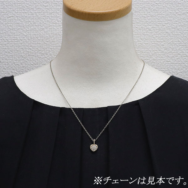 K18YG ダイヤモンド ペンダントトップ 0.50ct ハート
