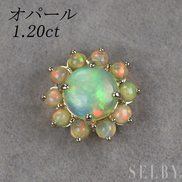 K18YG オパール ペンダントトップ 1.20ct