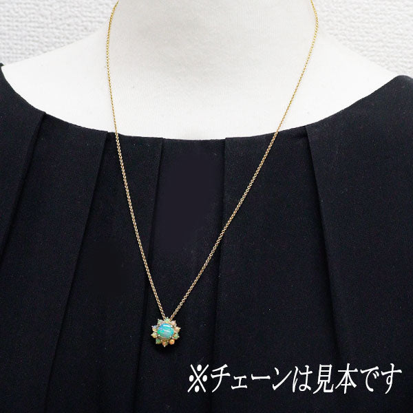 K18YG オパール ペンダントトップ 1.20ct