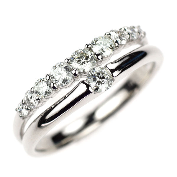ベリテ K18WG ダイヤモンド リング 0.50ct