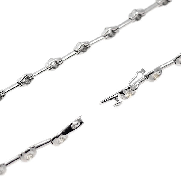 K18WG ダイヤモンド ブレスレット 0.50ct