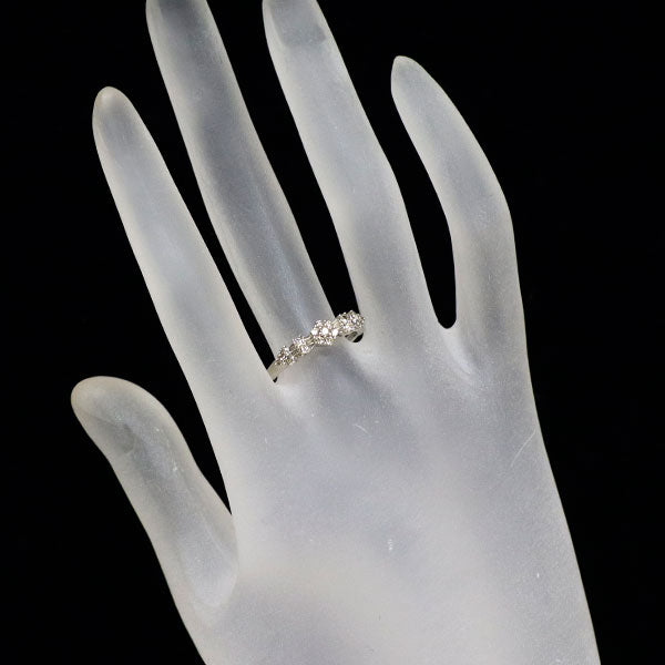 K18WG ダイヤモンド リング 0.38ct