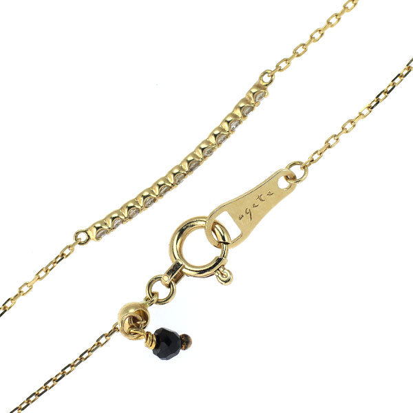 アガット K10YG ダイヤモンド ブレスレット0.06ct