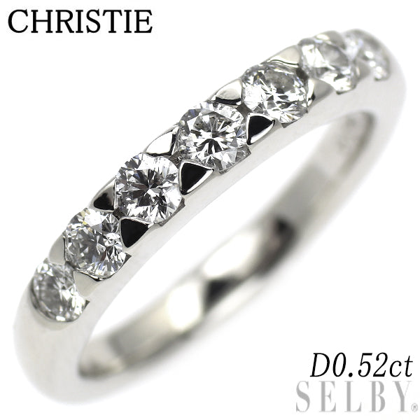 CHRISTIE/クリスティ Pt900 ダイヤモンド リング 0.52ct