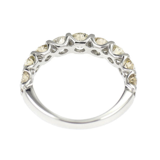 Pt900 ダイヤモンド リング 1.00ct ピンキー ハーフエタニティ