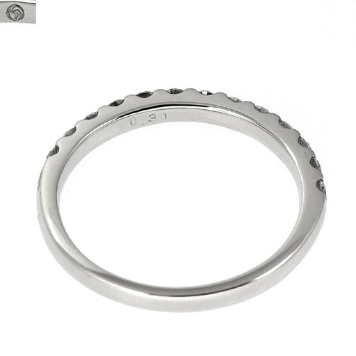 ダイヤモンドシライシ Pt950 ダイヤモンド リング 0.31ct ハーフ