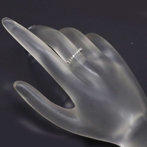 ダイヤモンドシライシ Pt950 ダイヤモンド リング 0.31ct ハーフエタニティ