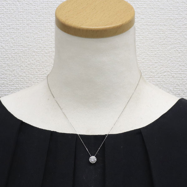 Pt950/ Pt850 ダイヤモンド ペンダントネックレス 0.500ct G VS2 G D0.13ct
