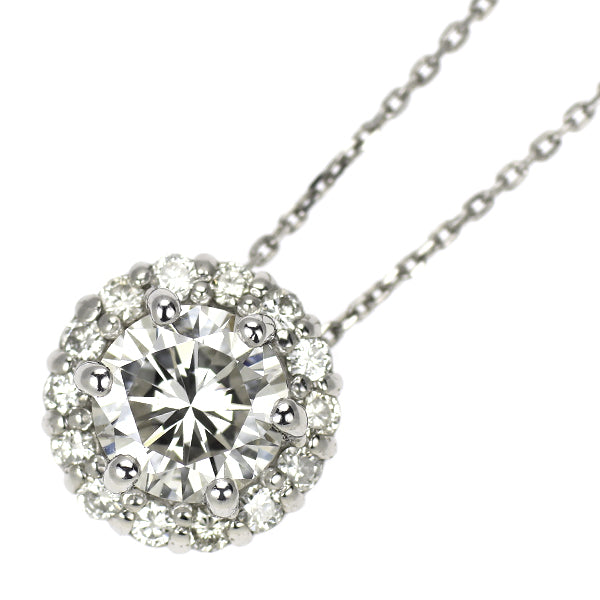 Pt950/ Pt850 ダイヤモンド ペンダントネックレス 0.500ct G VS2 G D0.13ct