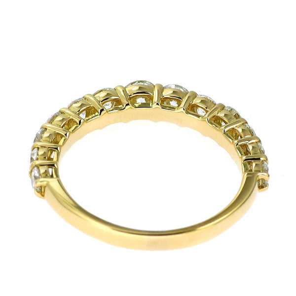 K18YG ダイヤモンド リング 1.00ct ハーフエタニティ