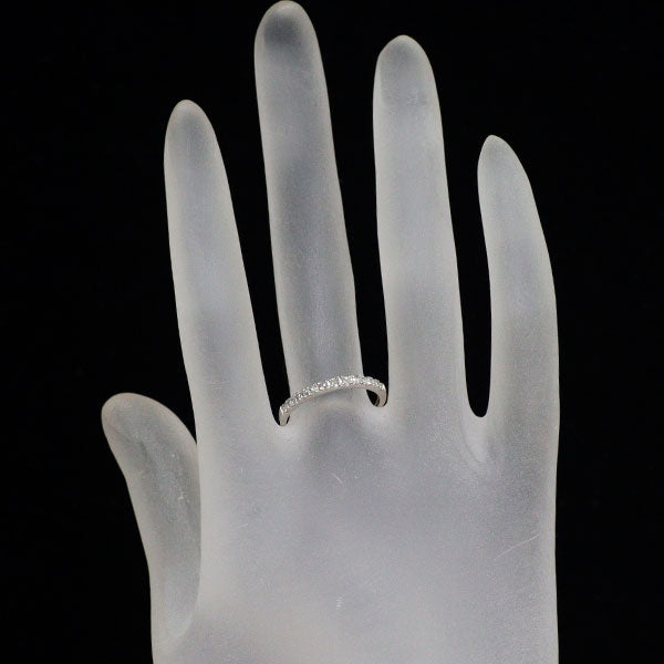 新品 Pt900 ローズカット ダイヤモンド リング 0.16ct ハーフエタニティ