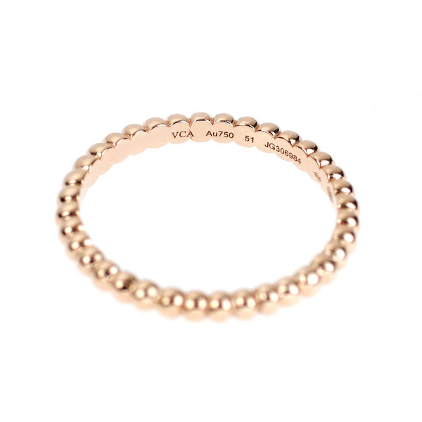 ヴァンクリーフ＆アーペル K18PG リング ペルレ ゴールドパール