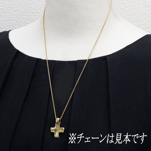 ポメラート K18YG ペンダントトップ クロス
