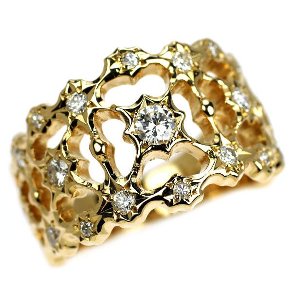 K18YG ダイヤモンド リング 0.50ct