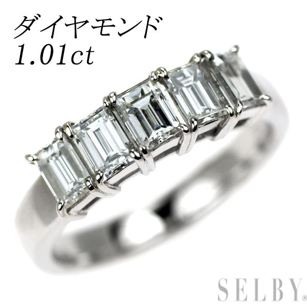 Pt900 ダイヤモンド リング 1.01ct